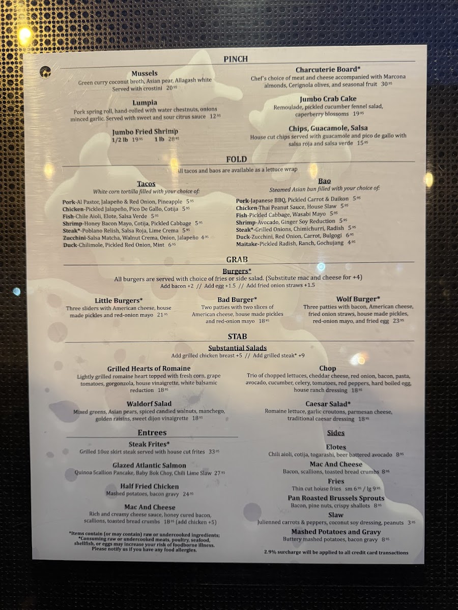 Little Bad Wolf Menu - Image 5